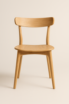 Set de 4 Sillas Nórdicas de Madera Maciza – Diseño Escandinavo