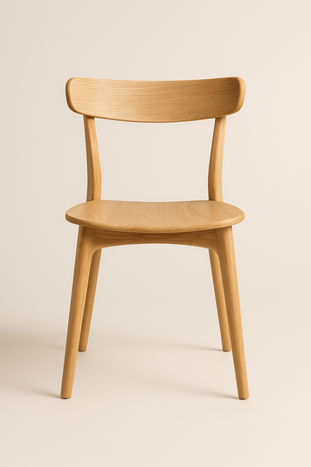 Set de 4 Sillas Nórdicas de Madera Maciza – Diseño Escandinavo