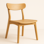 Set de 4 Sillas Nórdicas de Madera Maciza – Diseño Escandinavo