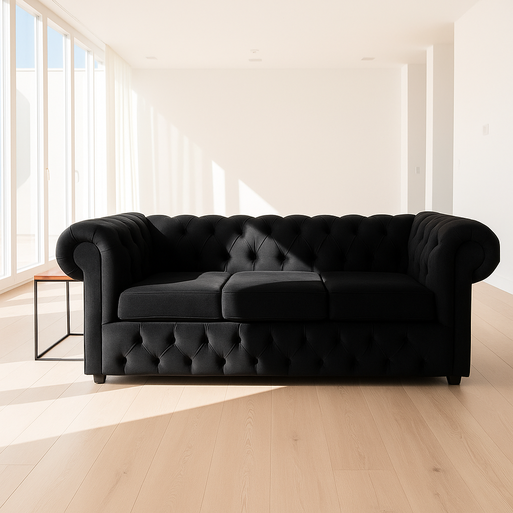 Sofá Chesterfield Moderno y clásico en Felpa