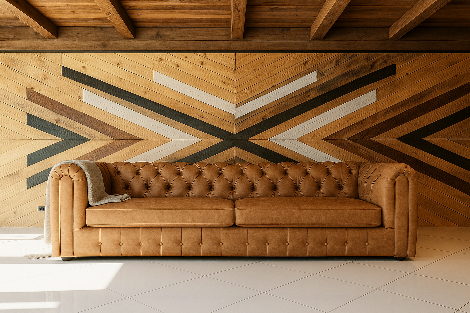 Sofá Chesterfield Ecocuero Moderno y Clasico