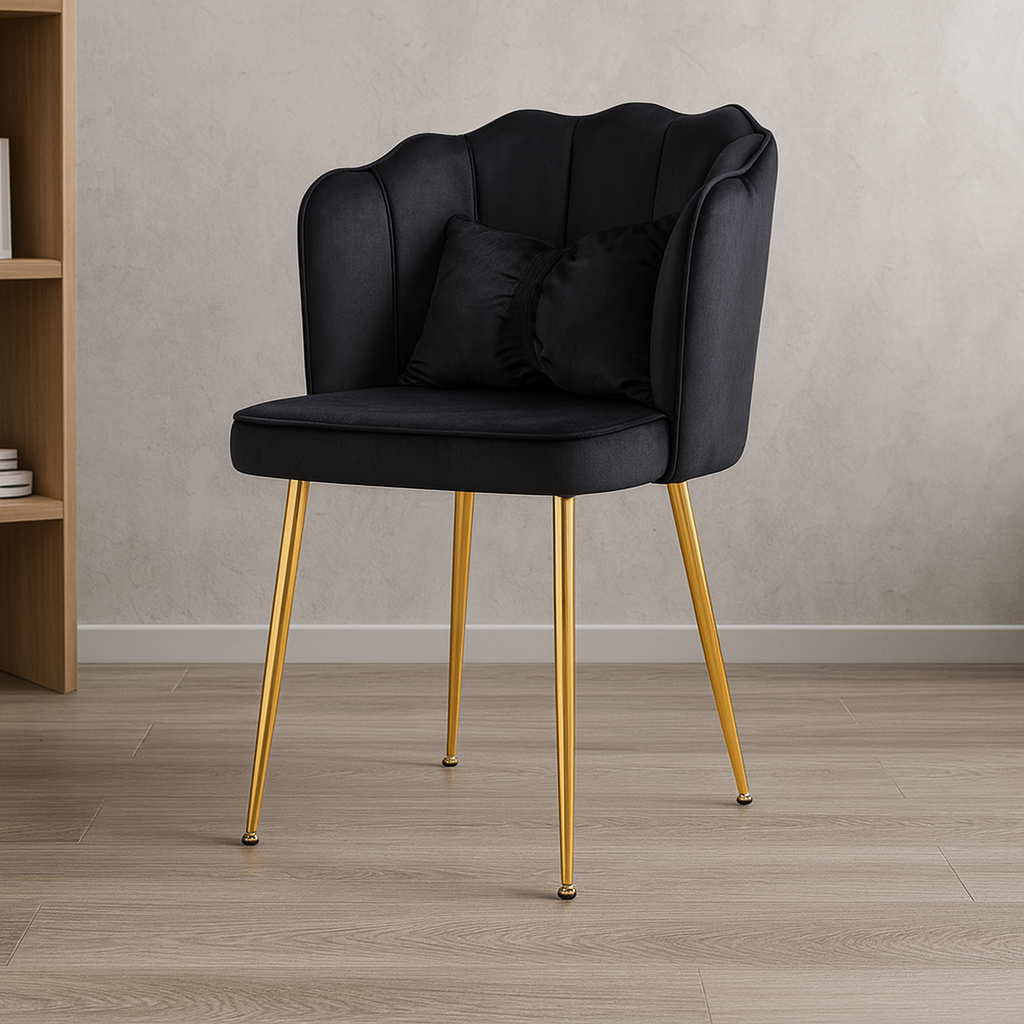 Sitial Corona Velvet Beige Gold