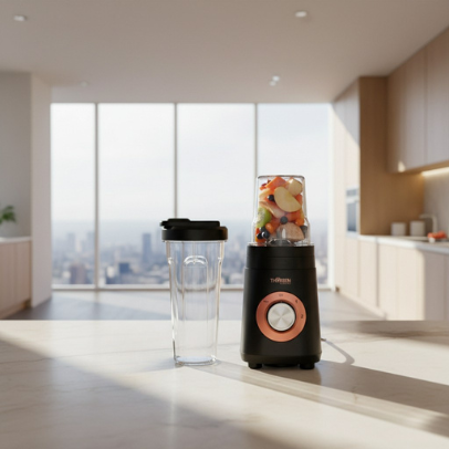 Licuadora Personal 2 jarros 350 watts Thor Gold Rose Personal Blender