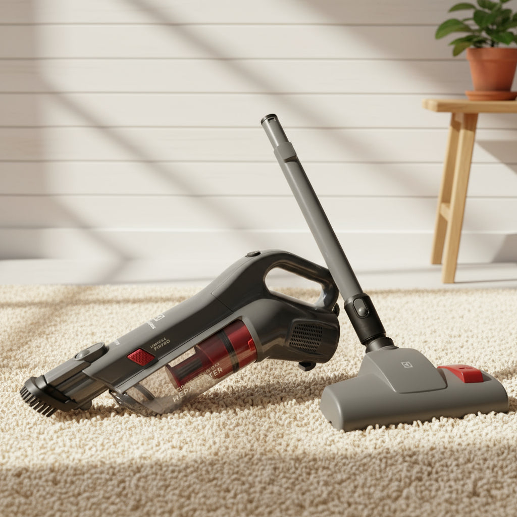 Aspiradora Vertical Electrolux 3 en 1 – Potente, práctica y multifuncional