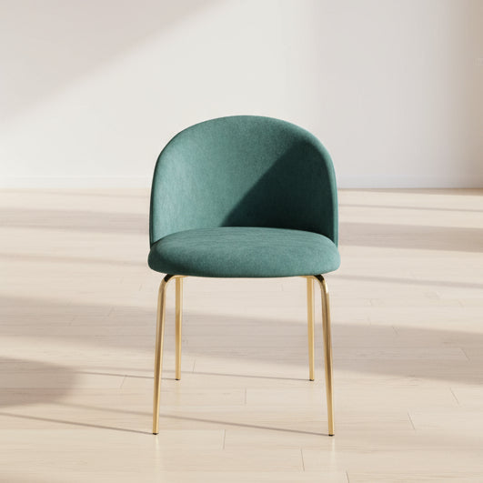Silla Velvet Verde Gold