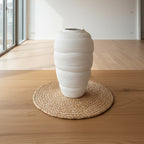 Florero Rústico Blanco