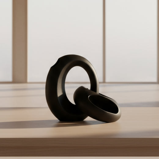 Jarrón Circular Moderno — Set de 2 Piezas