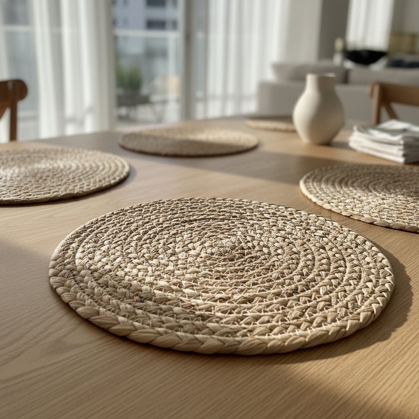 Individual de Mimbre Café