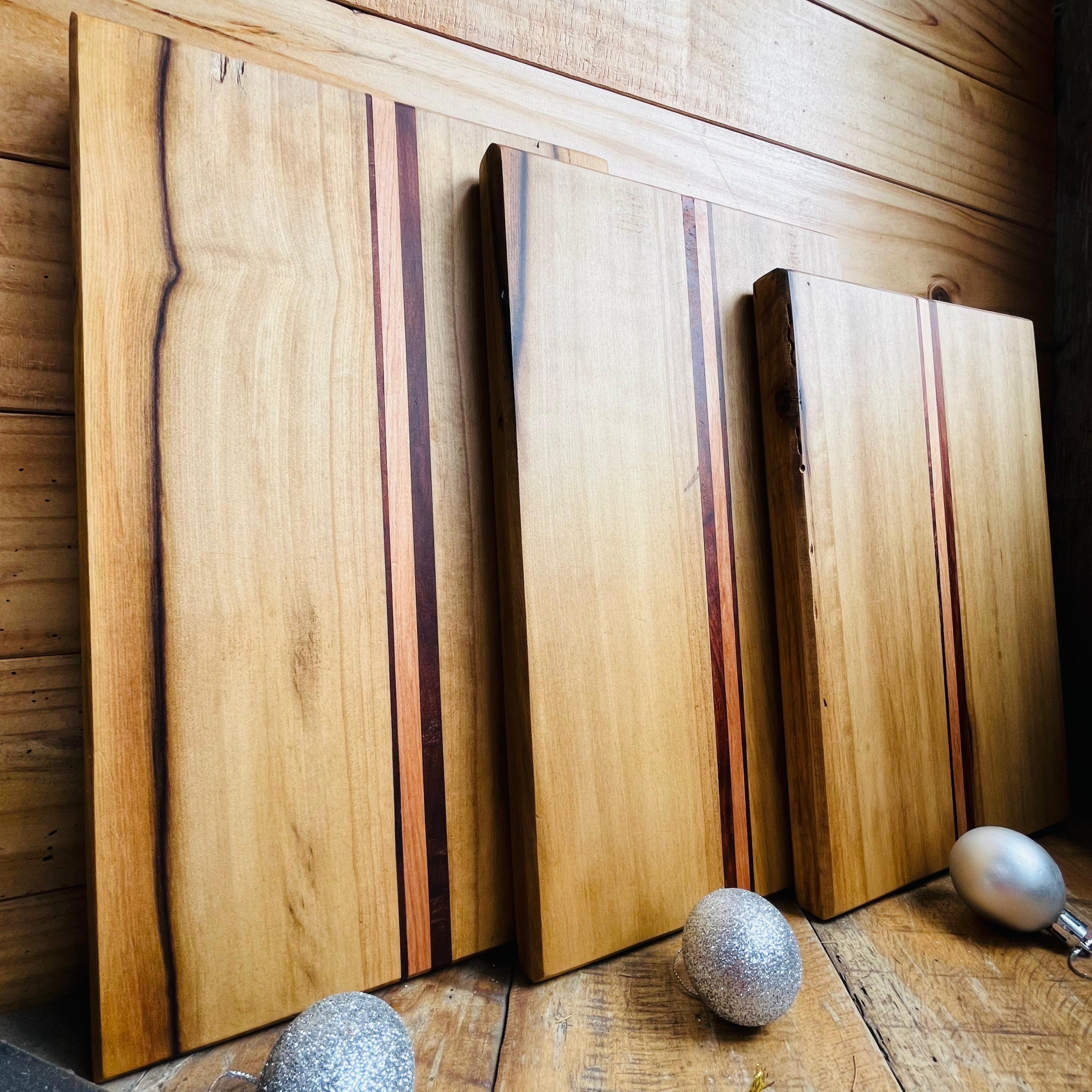 Tablas de Picoteo Premium - Maderas Nativas (Laurel, Alerce, Ciruelillo y Mañío)